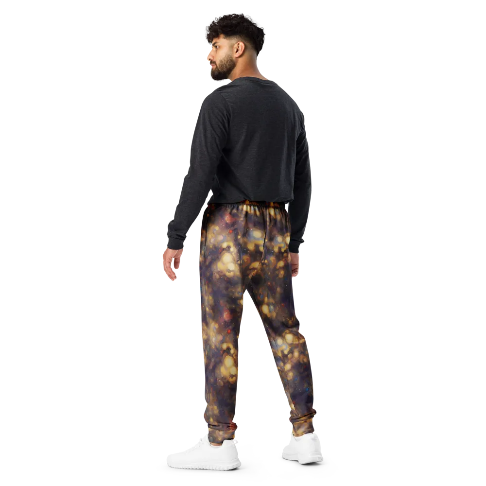 Amber Afterglow on Men's Joggers — Back