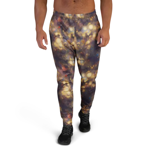 Amber Afterglow on a Men's Joggers