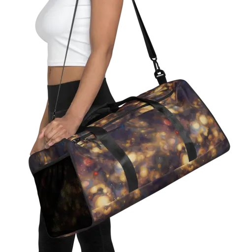 Amber Afterglow on a Duffle Bag