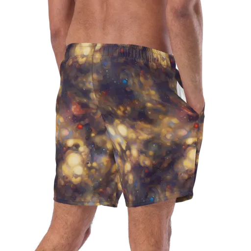 Amber Afterglow on a Swim Trunks