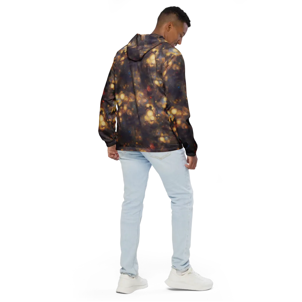 Amber Afterglow on Men's Windbreaker — Back