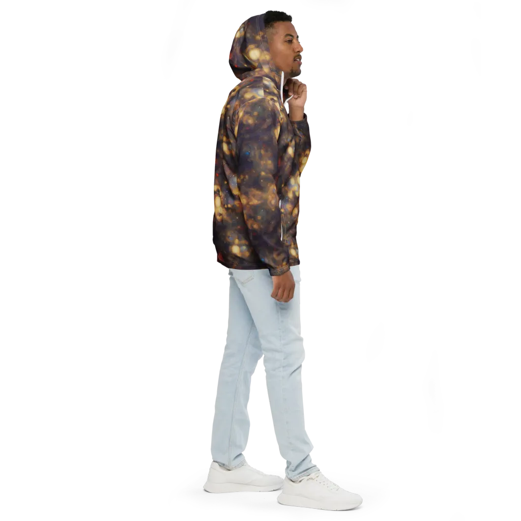 Amber Afterglow on Men's Windbreaker — Right
