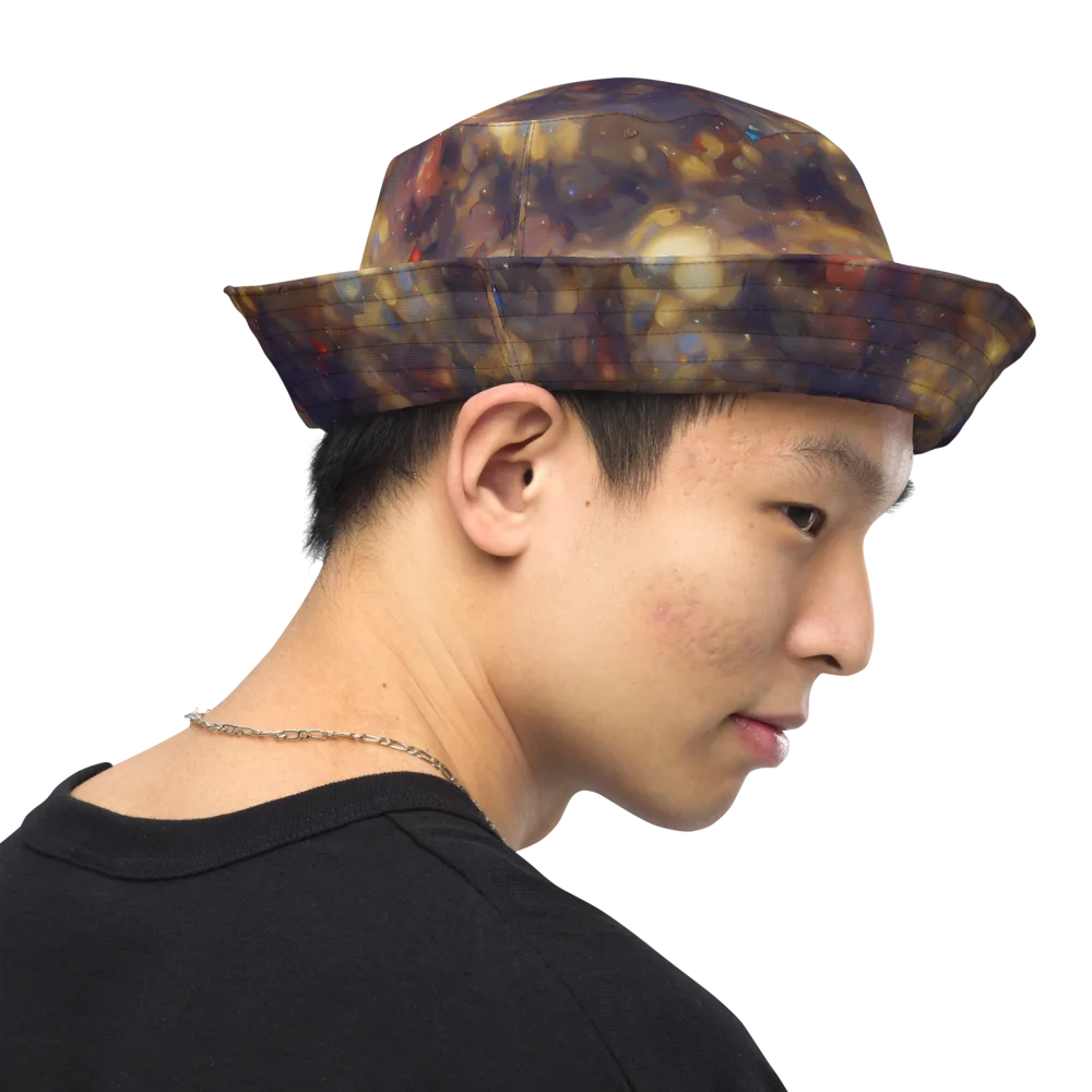 Amber Afterglow on Reversible Bucket Hat — Right Outside