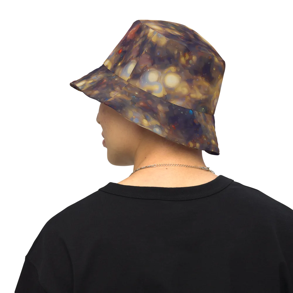 Amber Afterglow on Reversible Bucket Hat — Back Inside