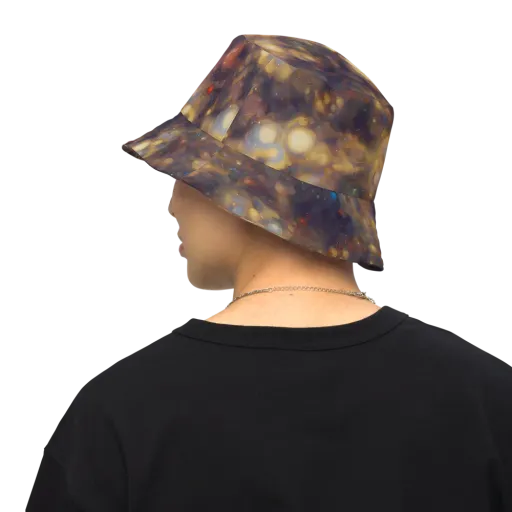 Amber Afterglow on a Reversible Bucket Hat