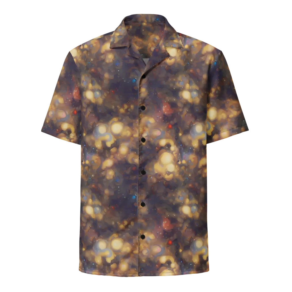Amber Afterglow on Button Shirt — Front