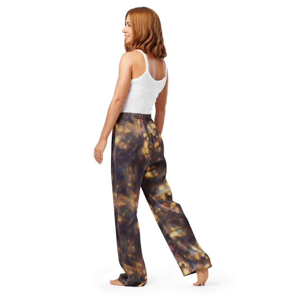 Amber Afterglow on Women's Pajama Pants — Back
