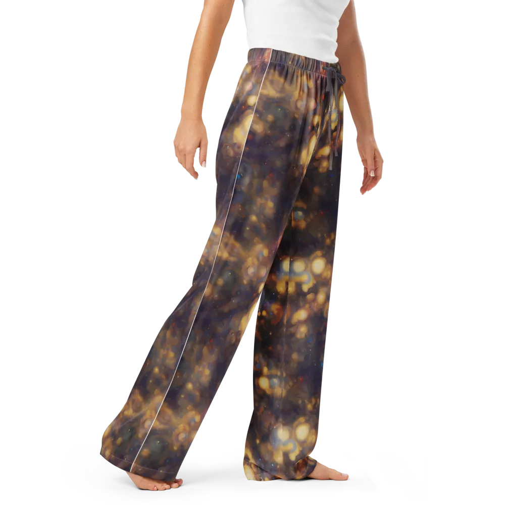 Amber Afterglow on Women's Pajama Pants — Right Front