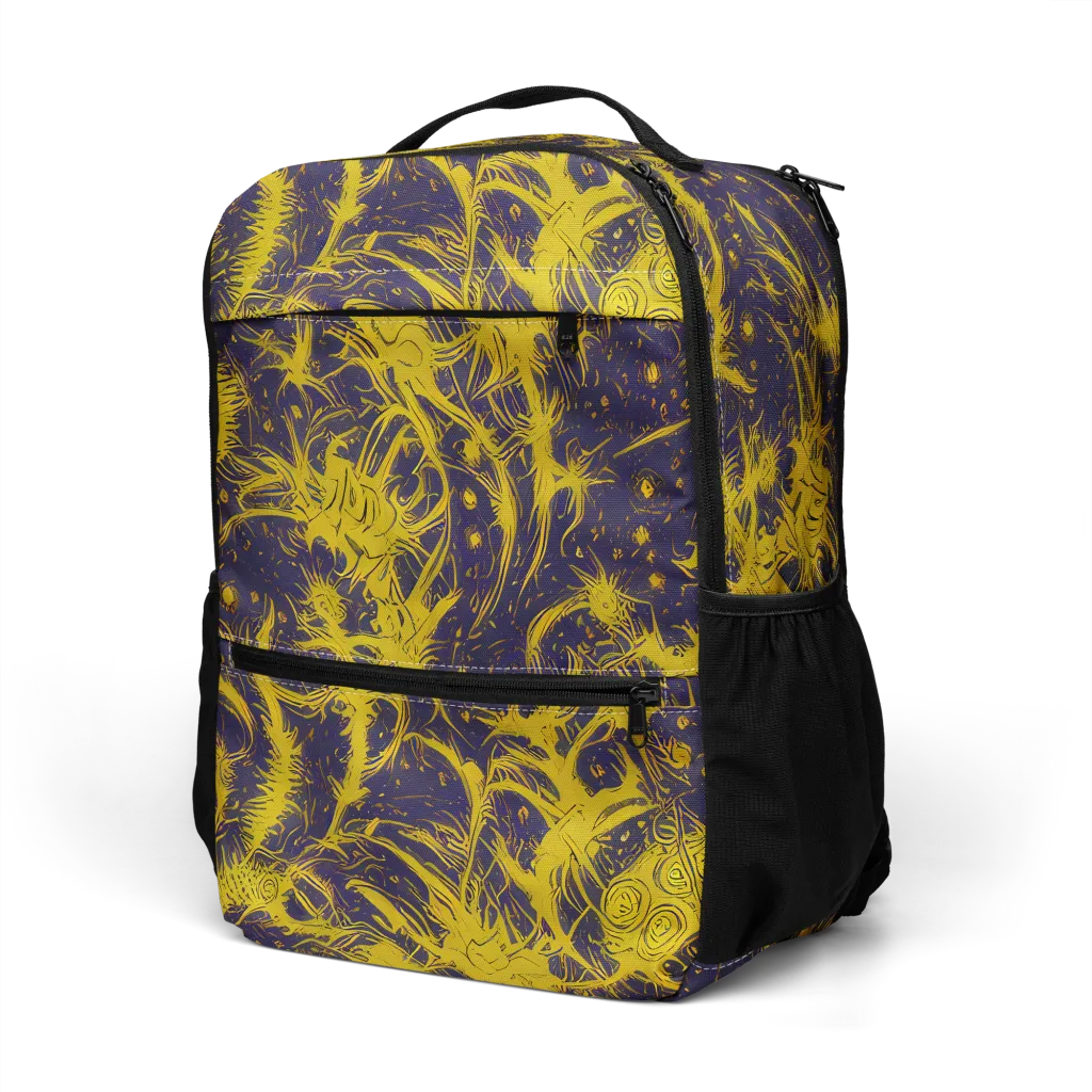 Golden Thornspell on Utility Backpack — Left Front