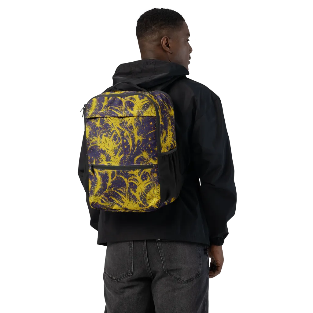 Golden Thornspell on Utility Backpack — Back