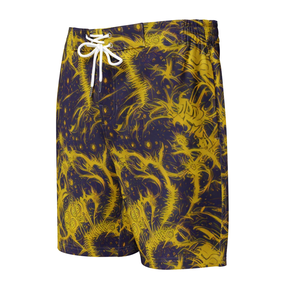 Golden Thornspell on Men's Board Shorts — Front