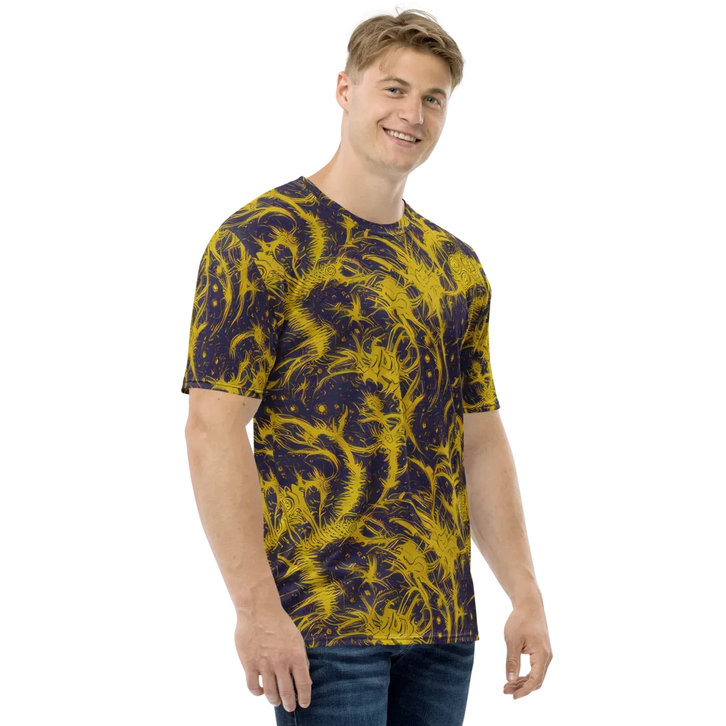 Golden Thornspell on Men's Crew Neck T-Shirt — Right