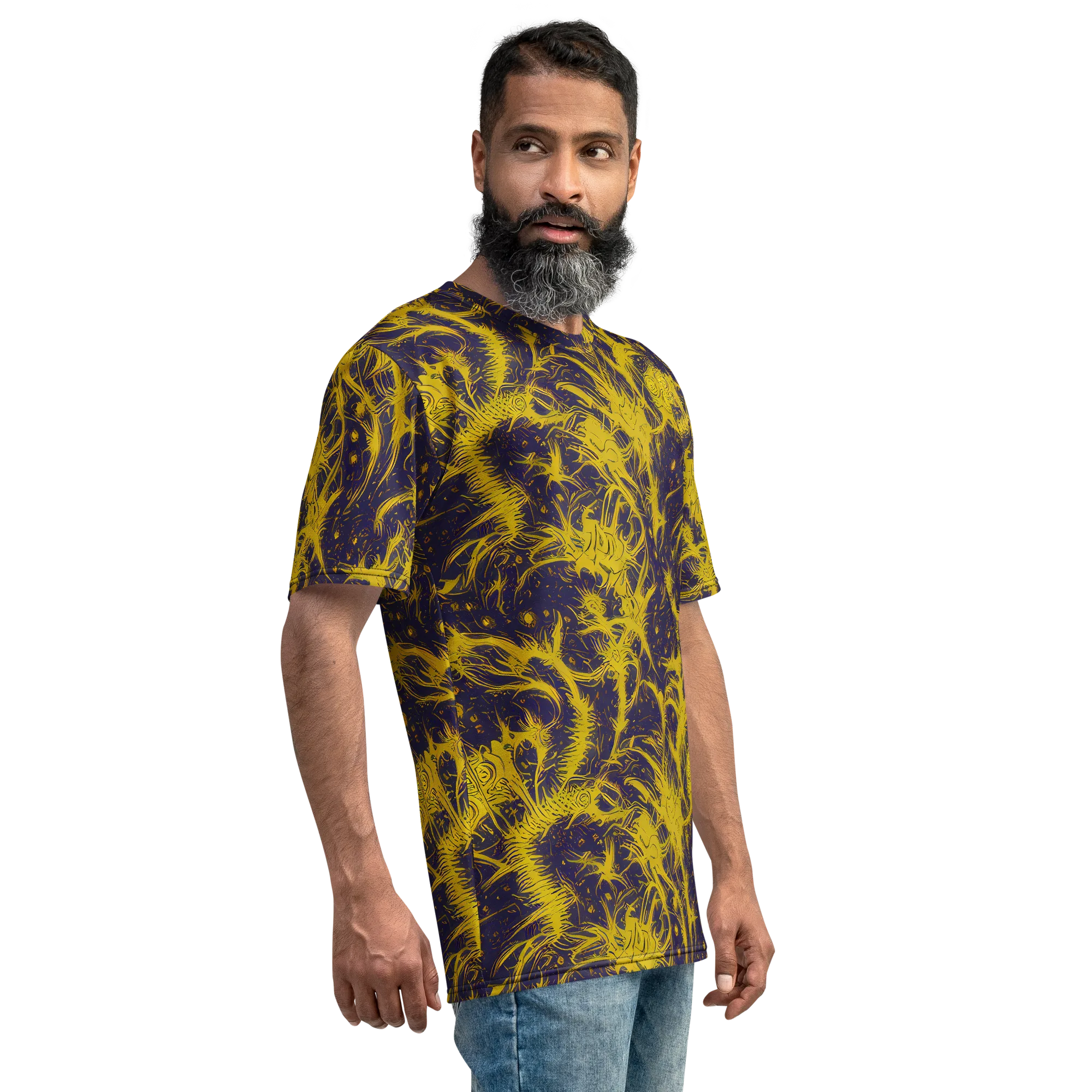 Golden Thornspell on Men's Crew Neck T-Shirt — Right