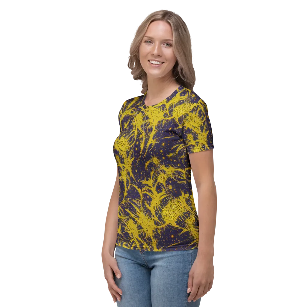 Golden Thornspell on Women's Crew Neck T-Shirt — Left