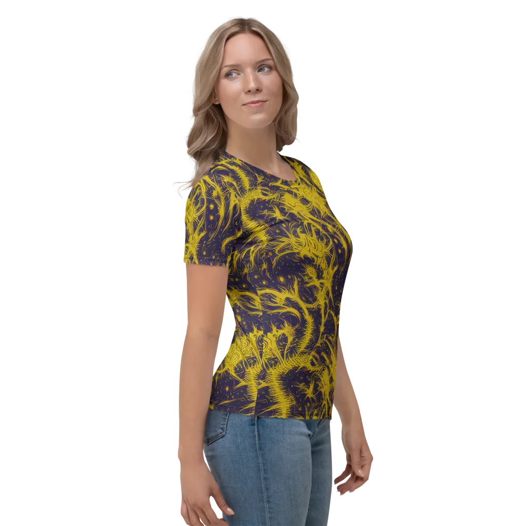 Golden Thornspell on Women's Crew Neck T-Shirt — Right