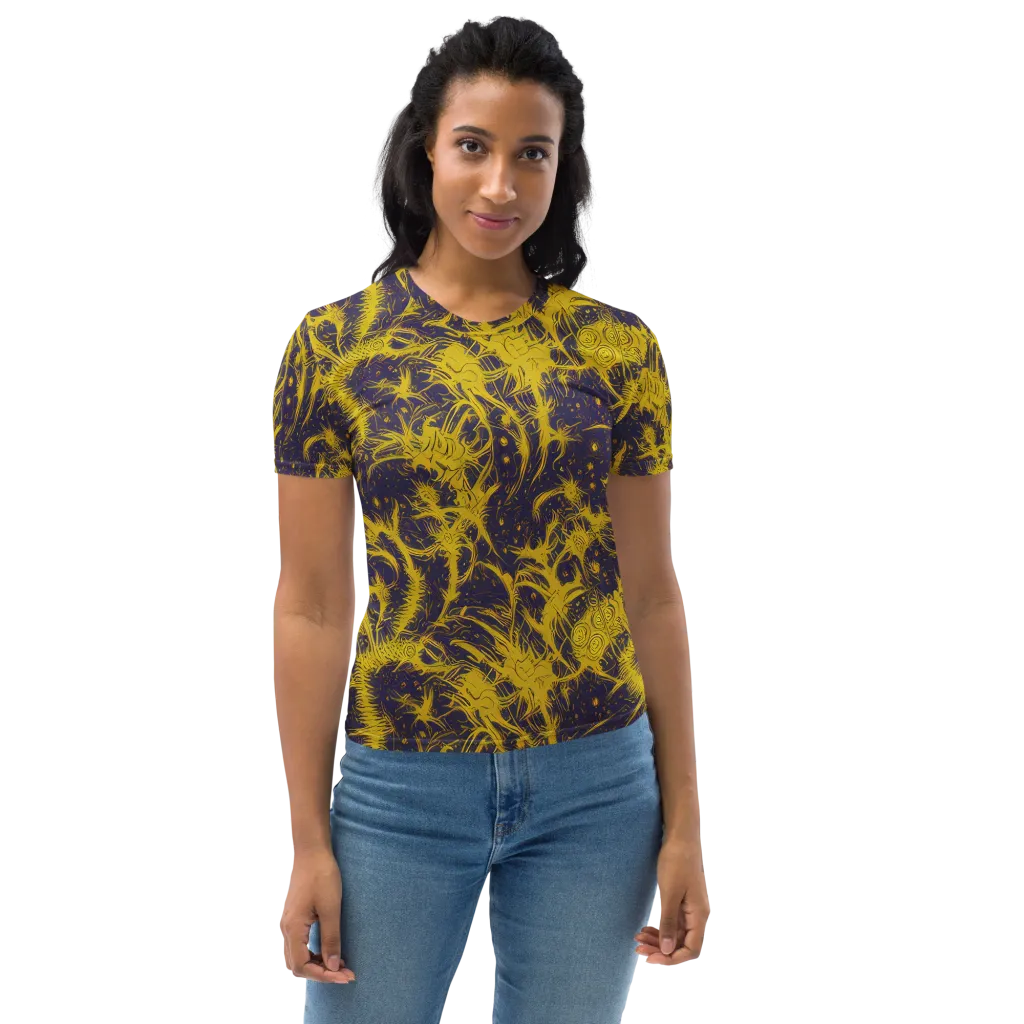 Golden Thornspell on Women's Crew Neck T-Shirt — Front