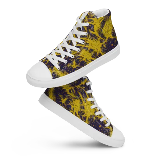 Golden Thornspell on a Women's High Top Canvas Shoes