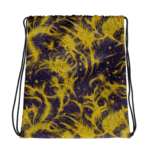 Golden Thornspell on a Drawstring Bag