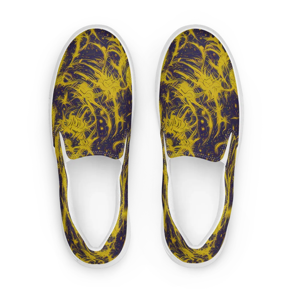 Golden Thornspell on Women's Slip-On Canvas Shoes — Front