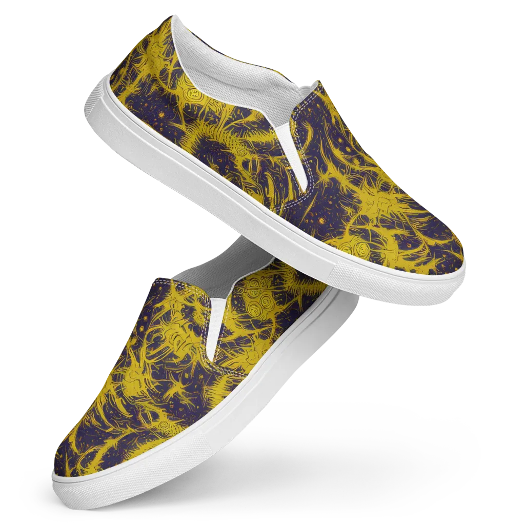 Golden Thornspell on Women's Slip-On Canvas Shoes — Front