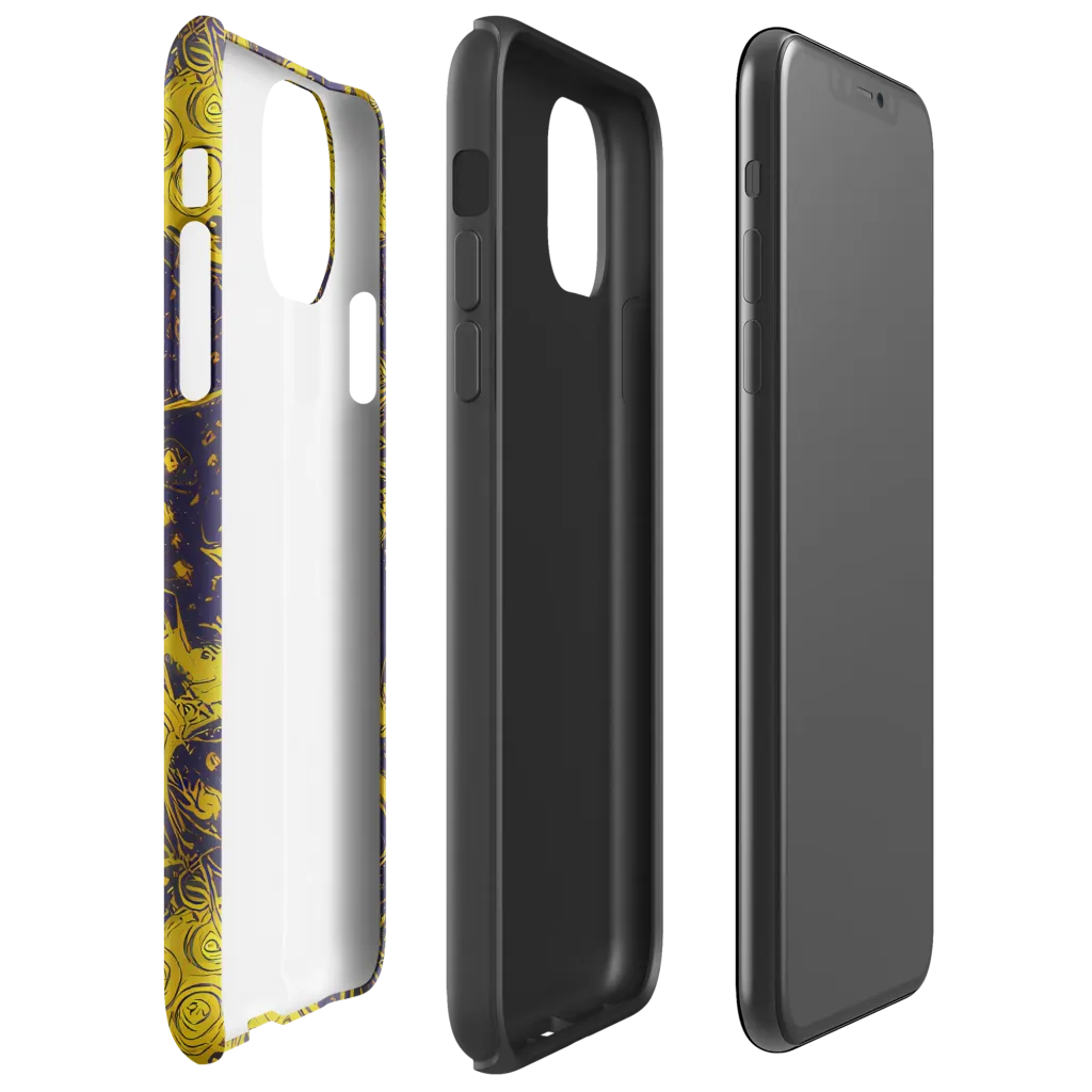 Golden Thornspell on Tough Case for iPhone® — Right