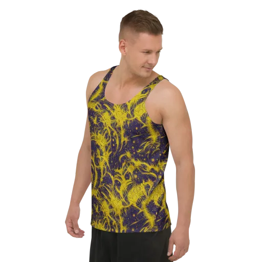 Golden Thornspell on a Men's Tank Top