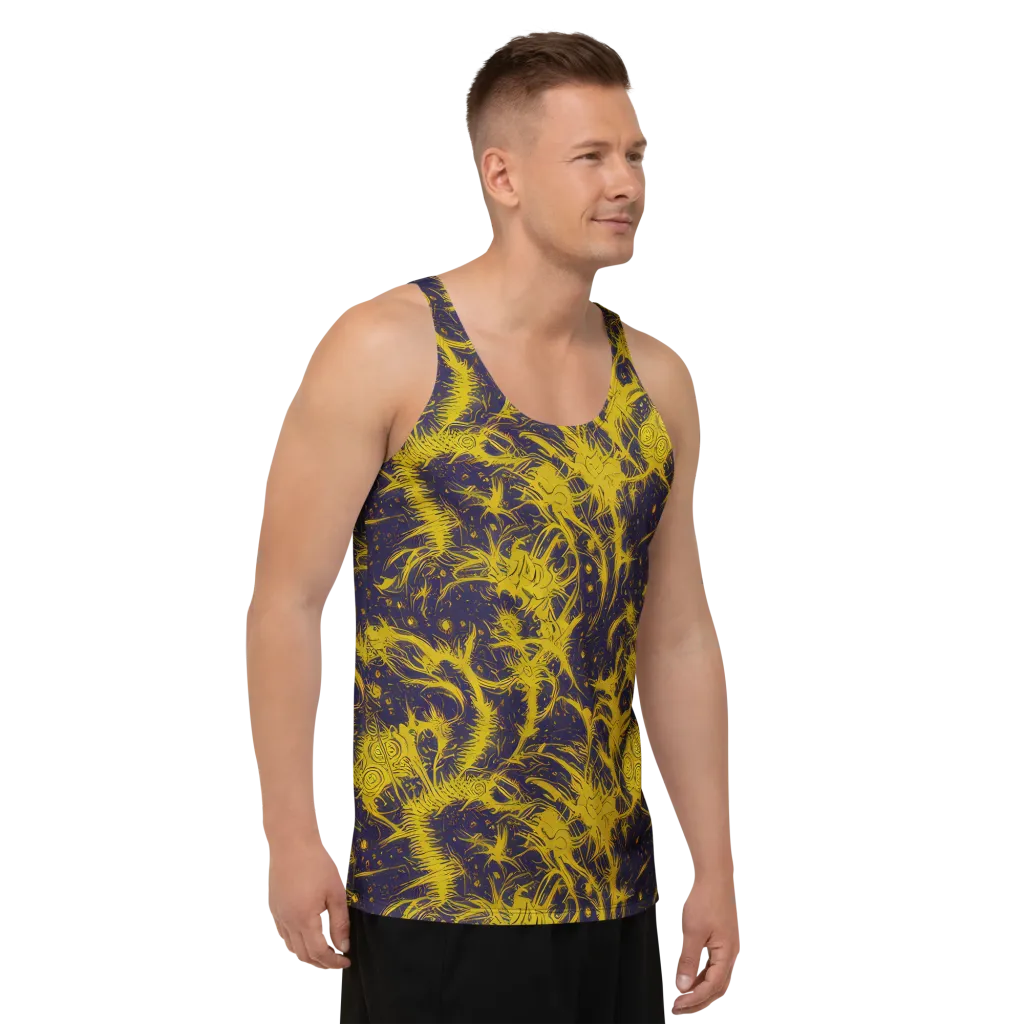 Golden Thornspell on Men's Tank Top — Right Front
