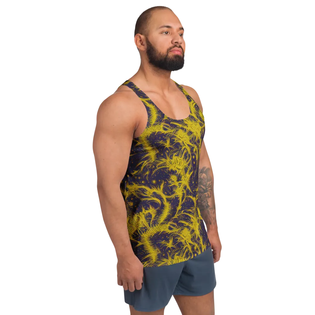 Golden Thornspell on Men's Tank Top — Right Front