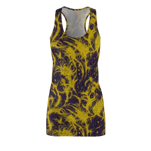 Golden Thornspell on a Racerback Dress