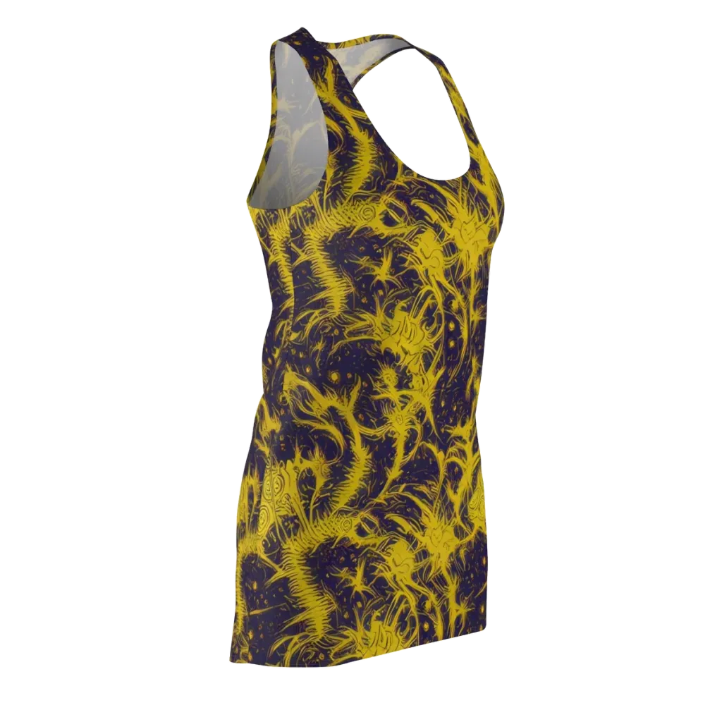 Golden Thornspell on Racerback Dress — Front Side
