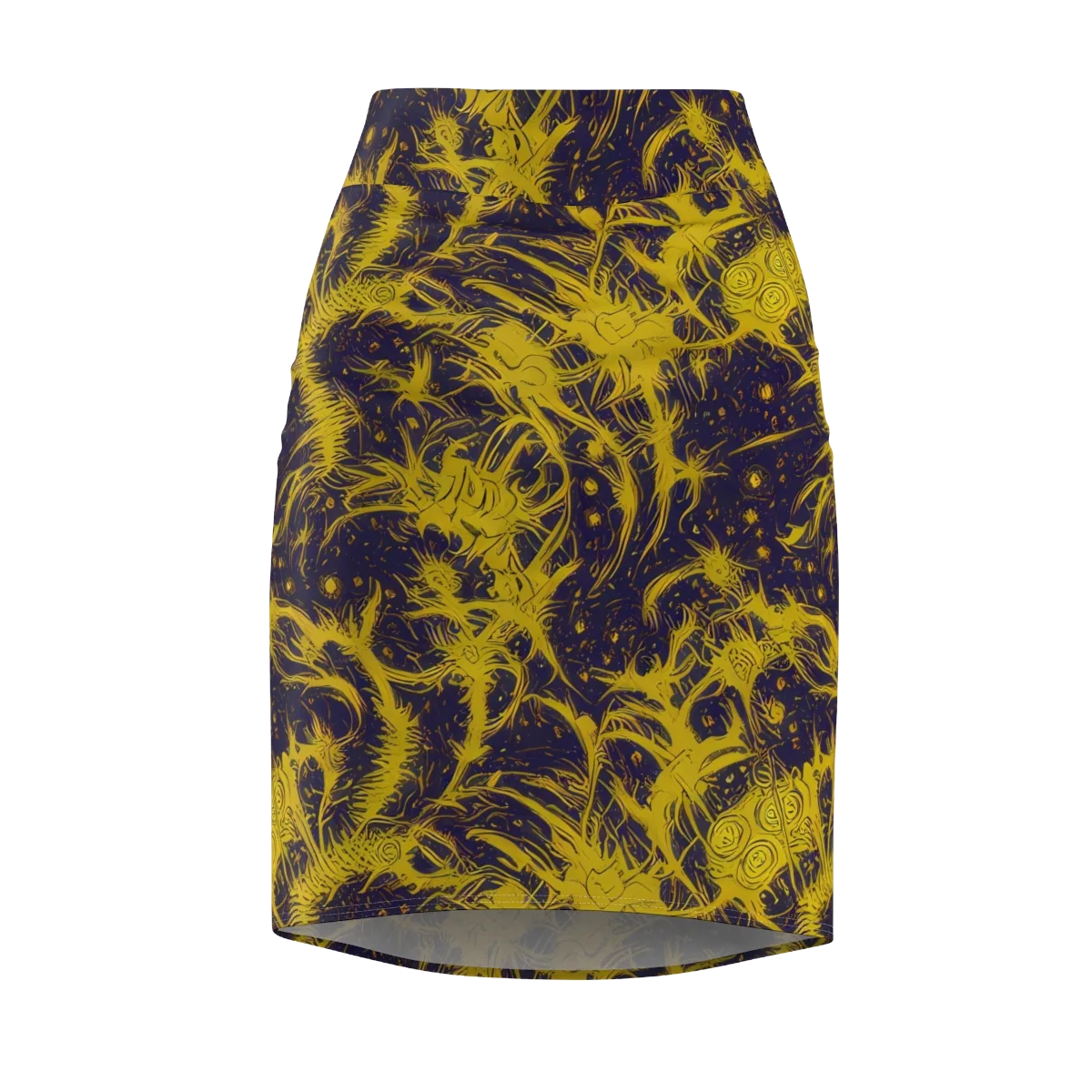 Golden Thornspell on Pencil Skirt — Front