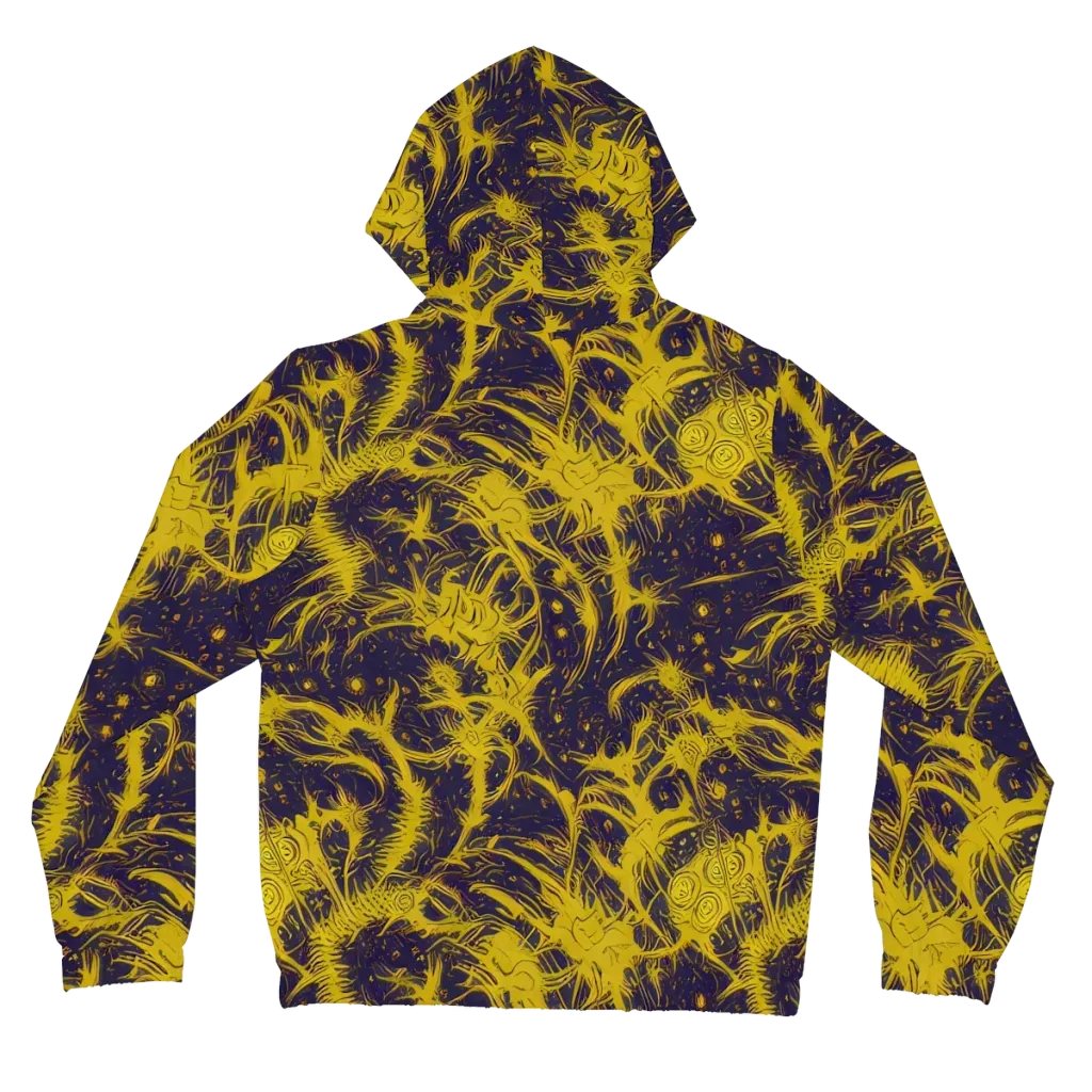 Golden Thornspell on Women's Full-Zip Hoodie — Back