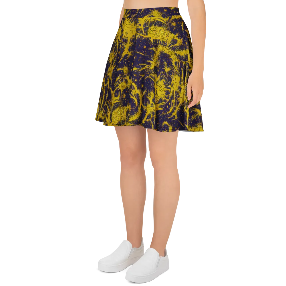 Golden Thornspell on Skater Skirt — Left