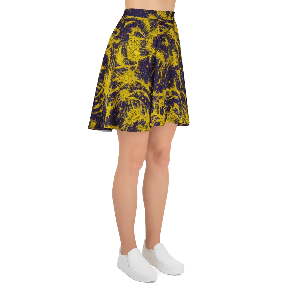 Golden Thornspell on Skater Skirt — Right