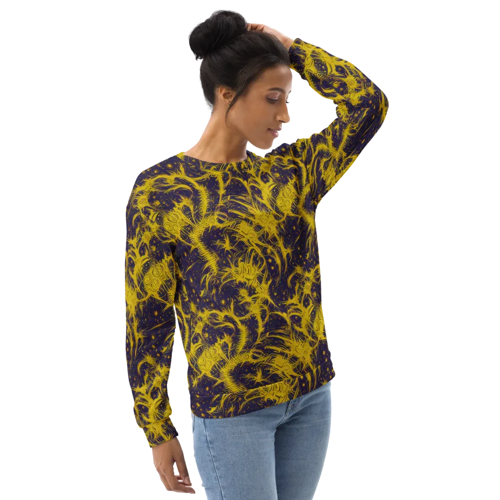 Golden Thornspell on Sweatshirt — Right Front