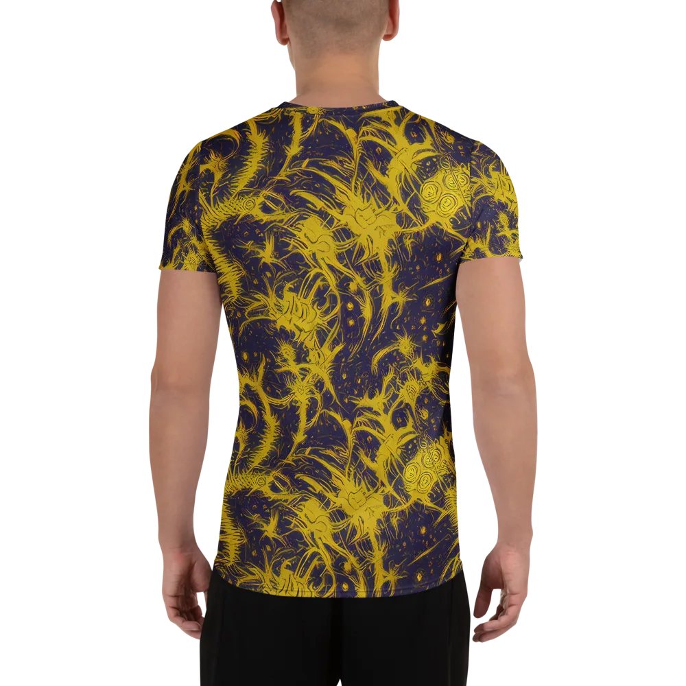Golden Thornspell on Men's Athletic T-Shirt — Back