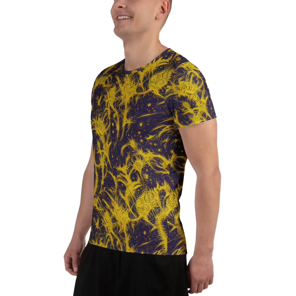 Golden Thornspell on Men's Athletic T-Shirt — Left