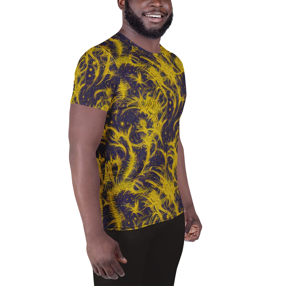 Golden Thornspell on Men's Athletic T-Shirt — Right