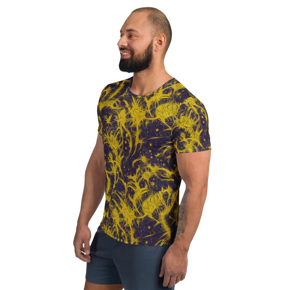 Golden Thornspell on Men's Athletic T-Shirt — Left
