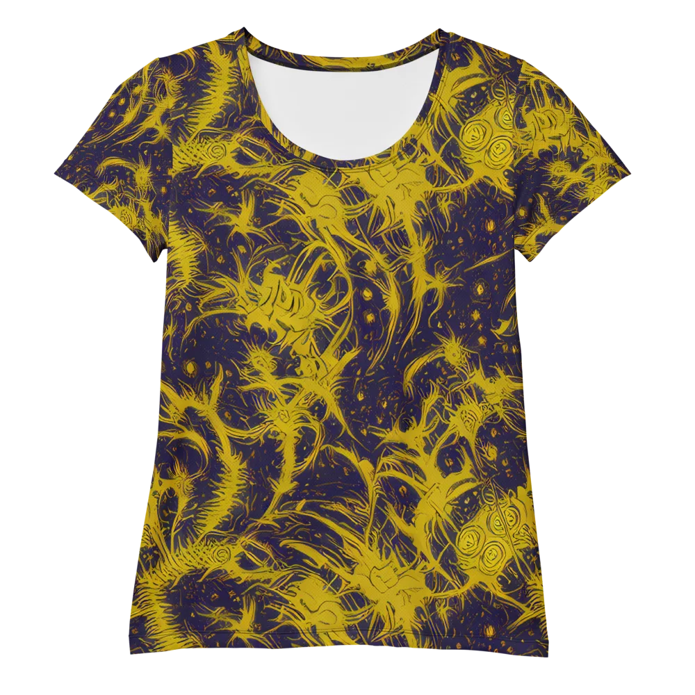 Golden Thornspell on Women's Athletic T-Shirt — Front