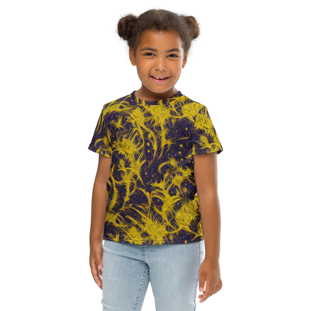 Golden Thornspell on Kids Crew Neck T-Shirt — Front