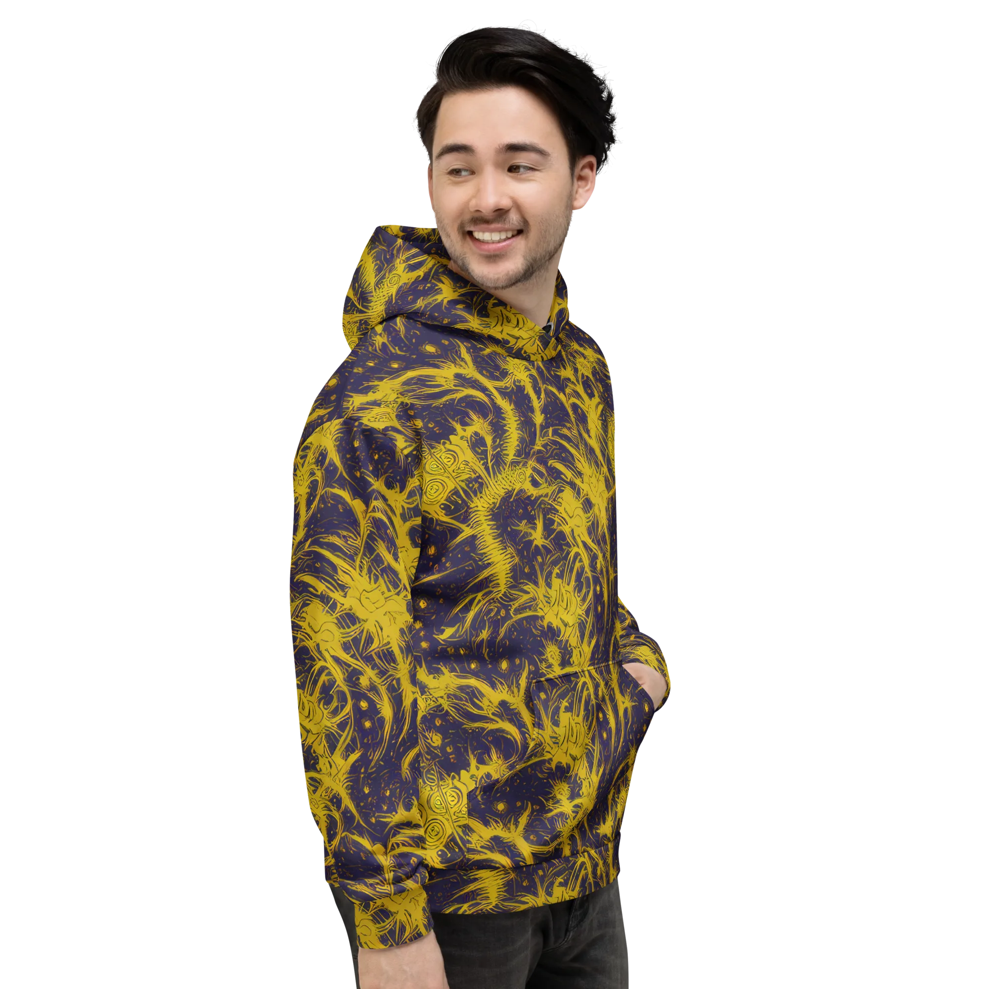 Golden Thornspell on Hoodie — Right