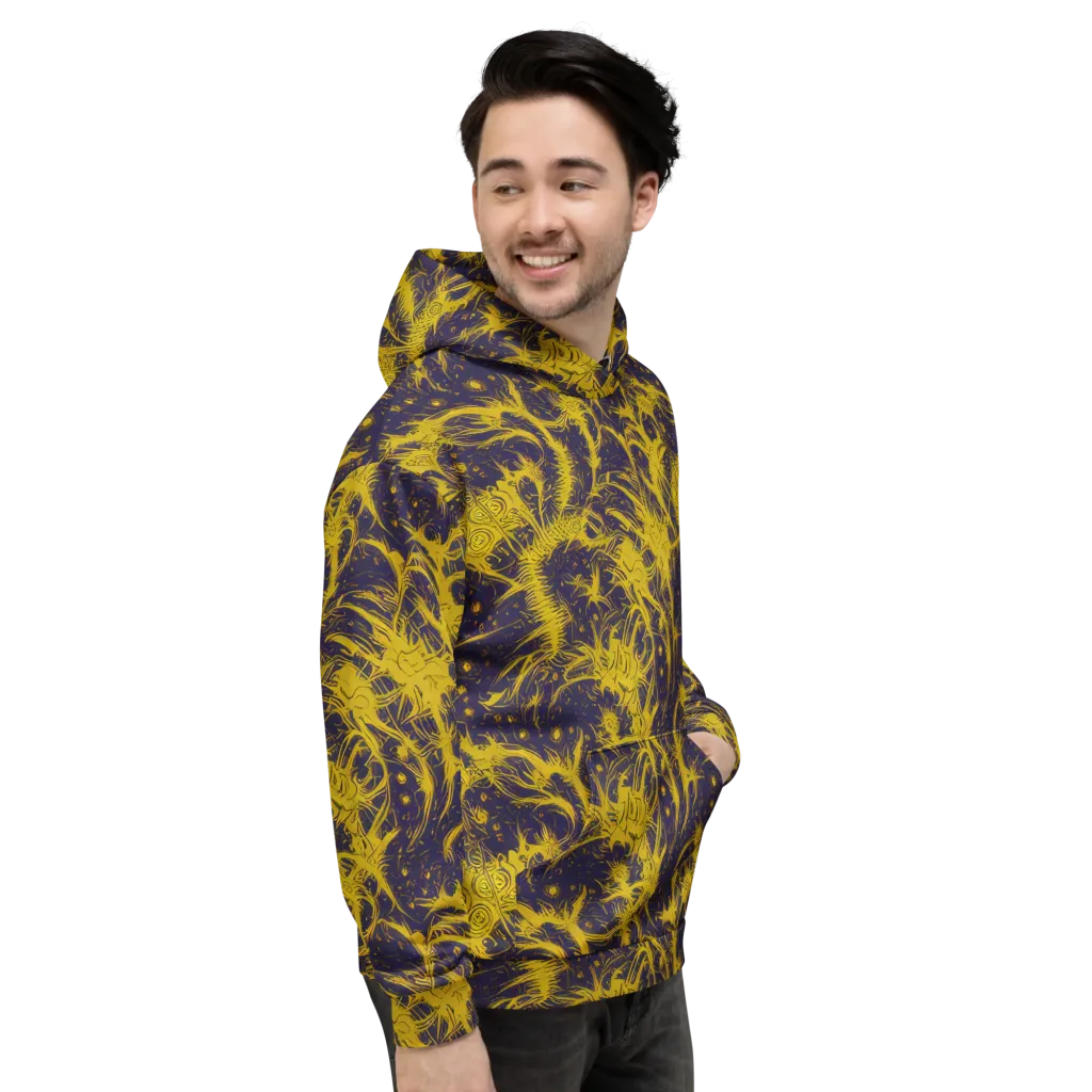 Golden Thornspell on Hoodie — Right