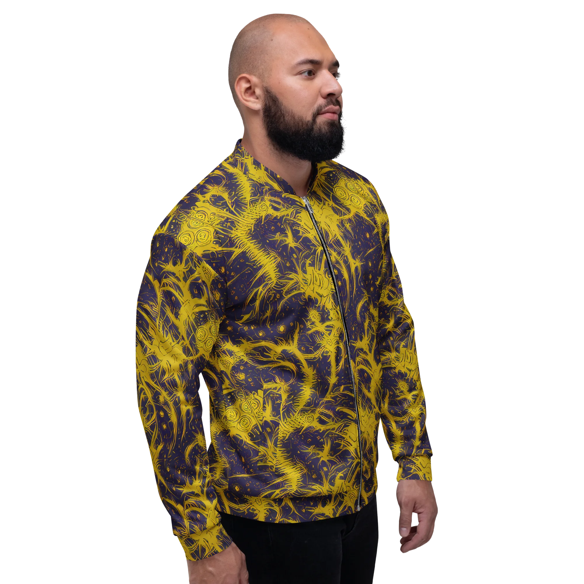 Golden Thornspell on Bomber Jacket — Right