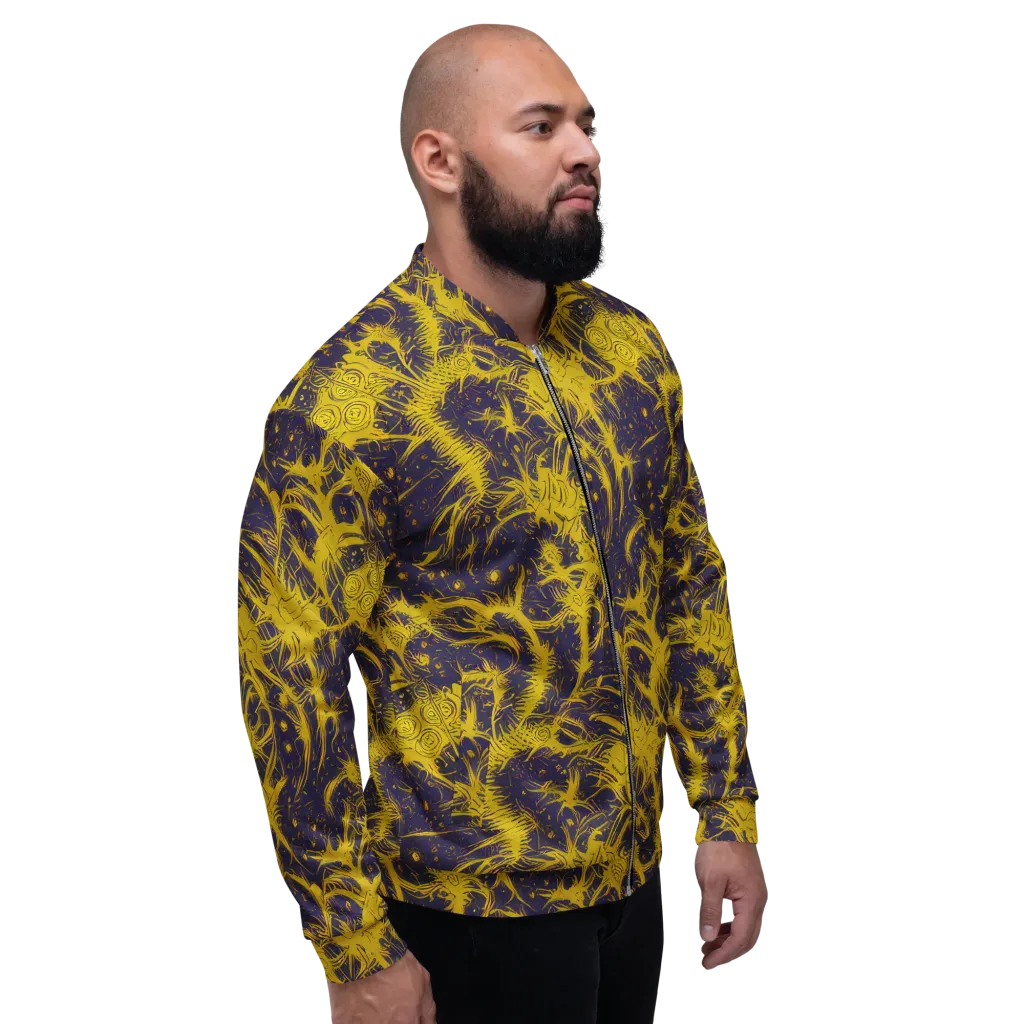 Golden Thornspell on Bomber Jacket — Right