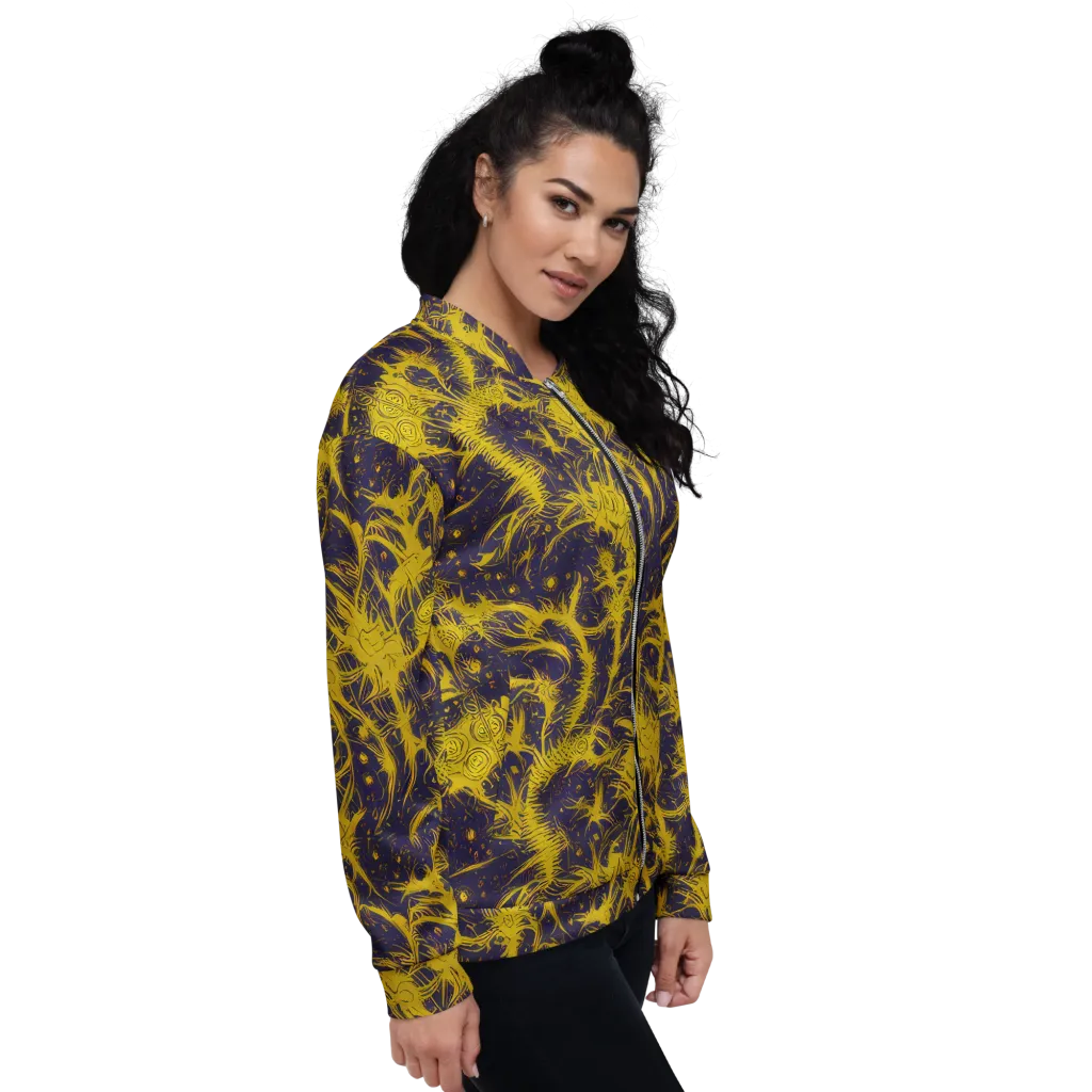 Golden Thornspell on Bomber Jacket — Right