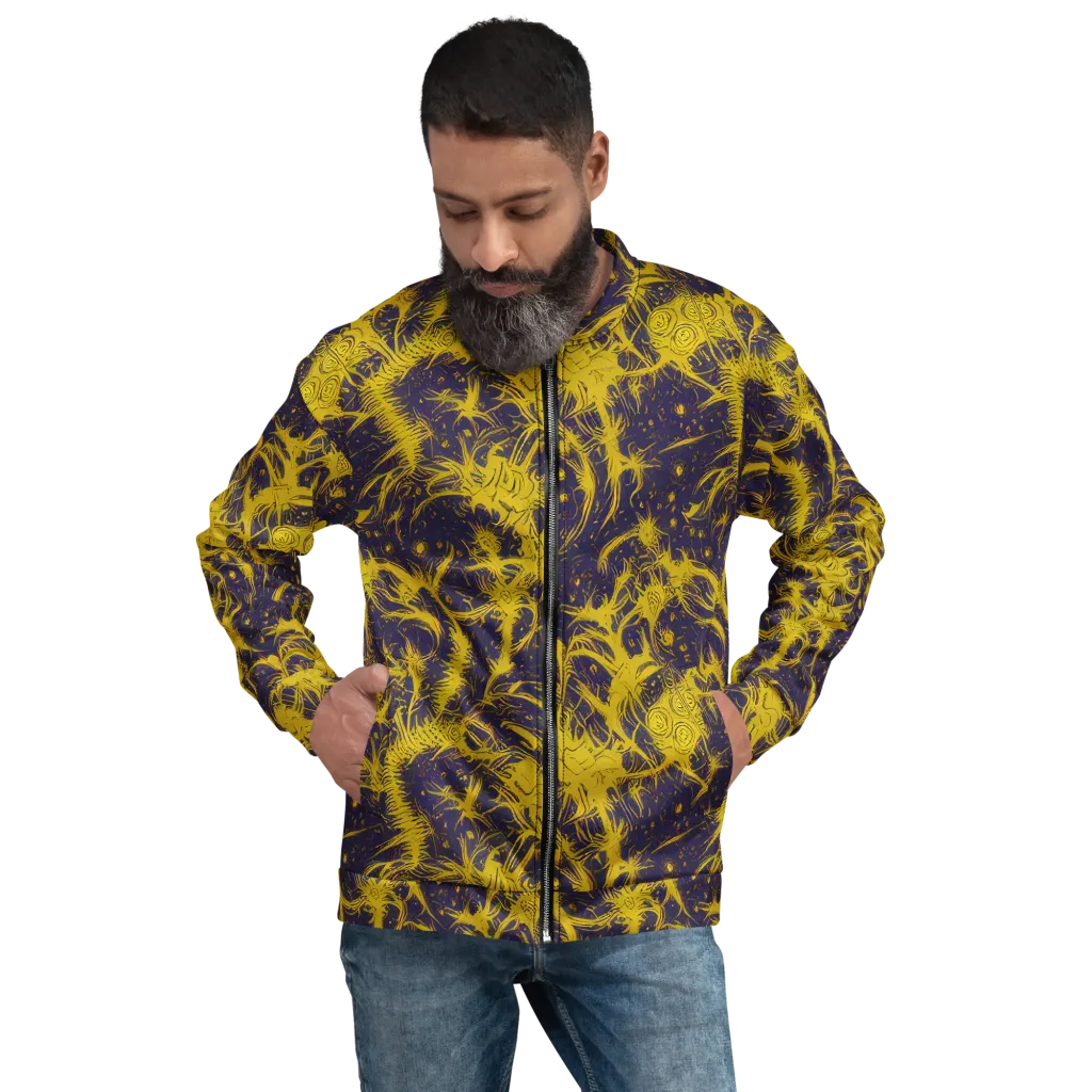 Golden Thornspell on Bomber Jacket — Front