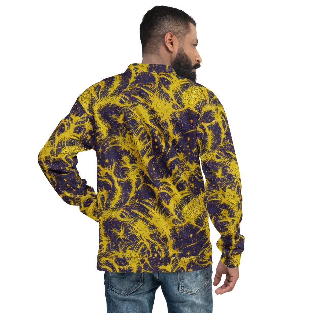 Golden Thornspell on Bomber Jacket — Back