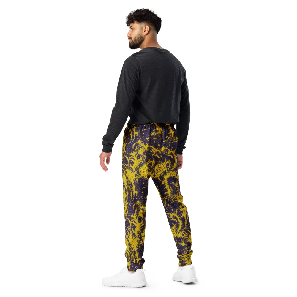 Golden Thornspell on Men's Joggers — Back