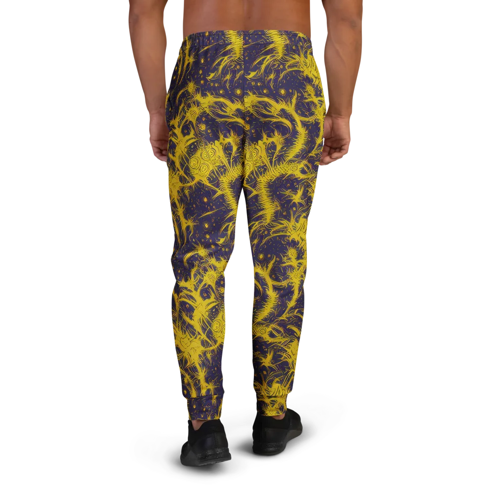 Golden Thornspell on Men's Joggers — Back